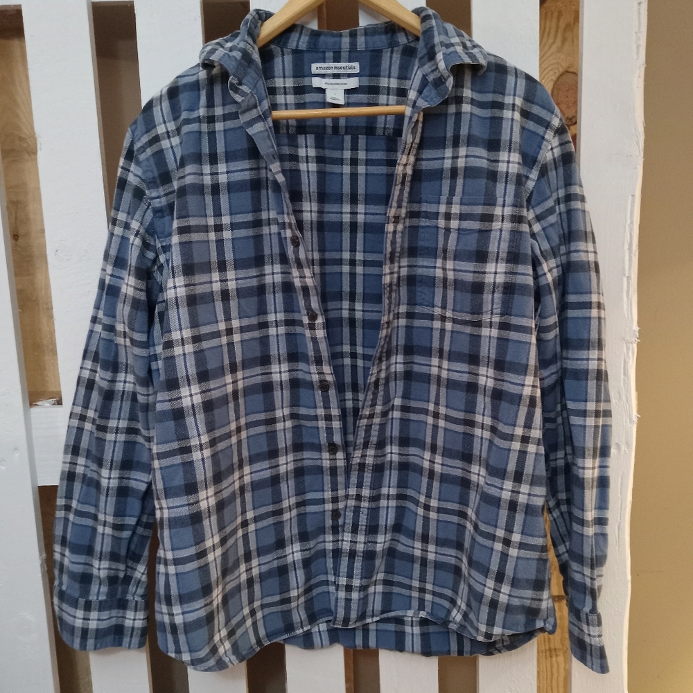 AMAZON men's long sleeve flannel shirts (2 / 2)